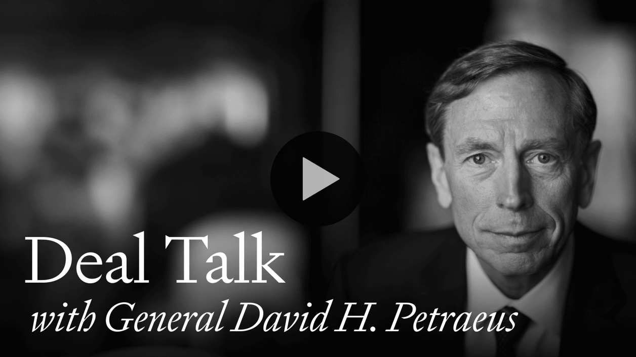 General David Petraeus, Chairman of the KKR Global Institute: In this world, investors need to have a very informed view